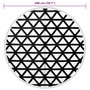 Voir la diapositive 6 : VIDAXL Tapis d'exterieur ARAKIL noir Ø200 cm PP