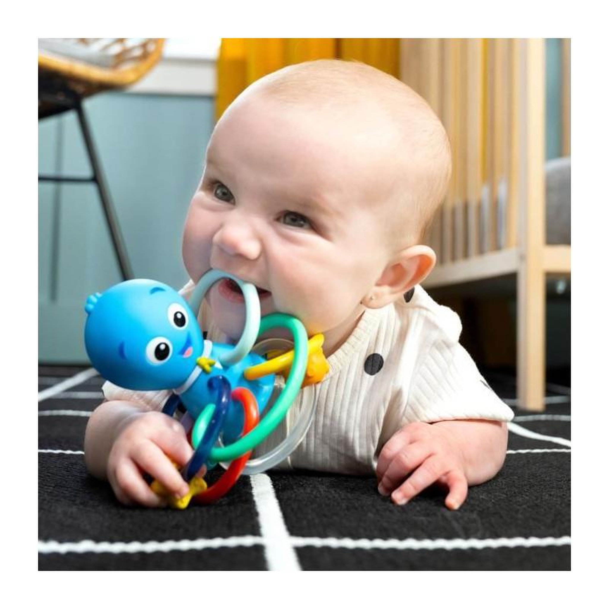 Voir la diapositive 5 : BABY EINSTEIN BABY EINSTEIN Ocean Explorers Opus' Shake & Soothe Anneaux de Dentitions, jouet et hochet, des la naissance