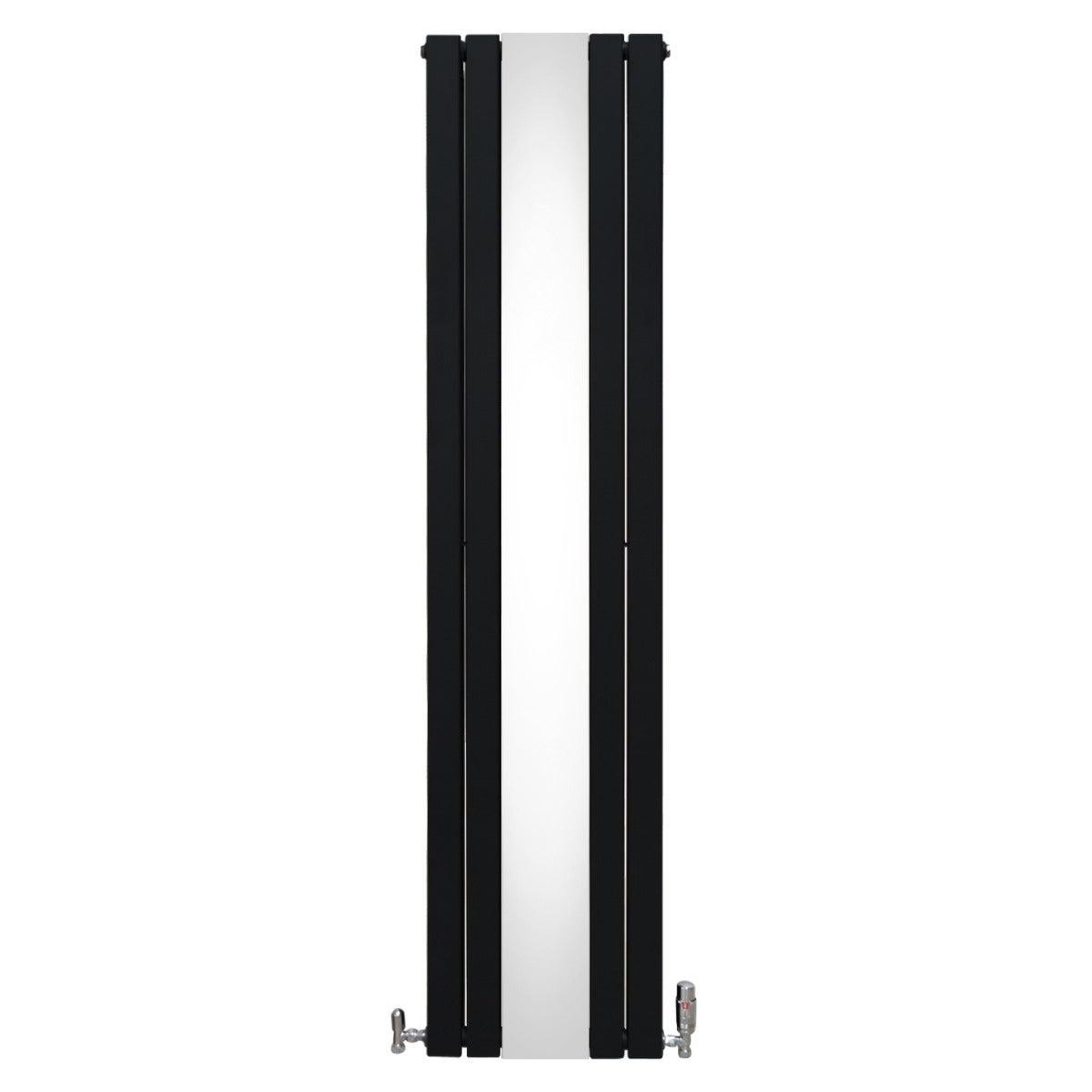 Voir la diapositive 2 : MONSTERSHOP Radiateur plat à miroir & vannes, 2 panneaux - 1800 x 425 mm