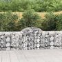 Voir la diapositive 1 : VIDAXL Paniers a gabions arques 13 pcs 200x50x80/100 cm Fer galvanise