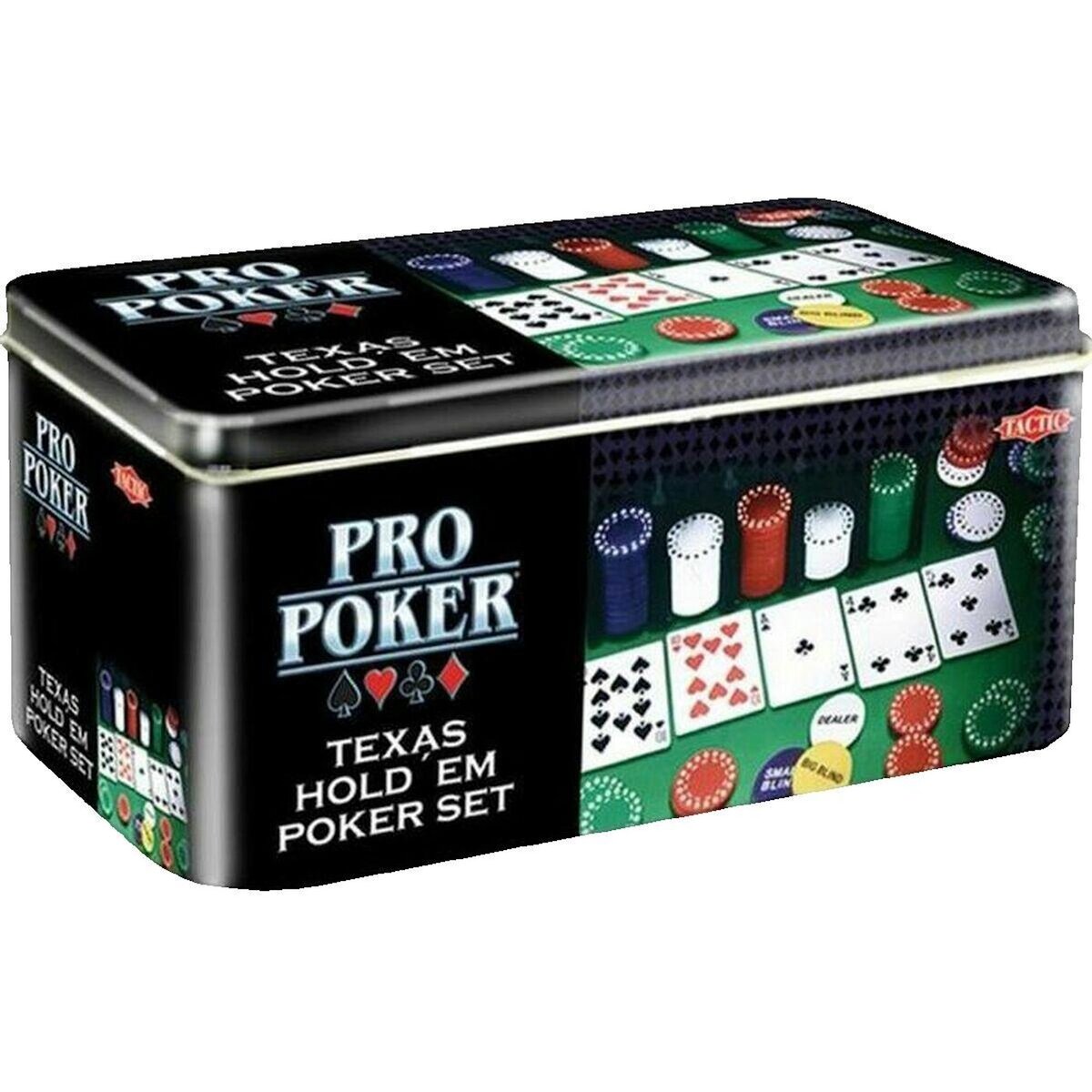 MARLETTE Coffret de Poker tactic Métal Propoker