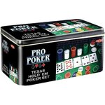 MARLETTE Coffret de Poker tactic Métal Propoker