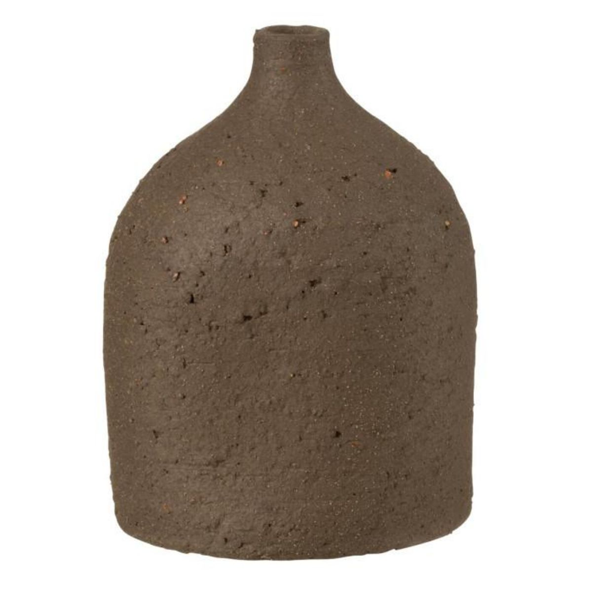 Paris Prix Vase Bouteille en Céramique  Enya  20cm Marron