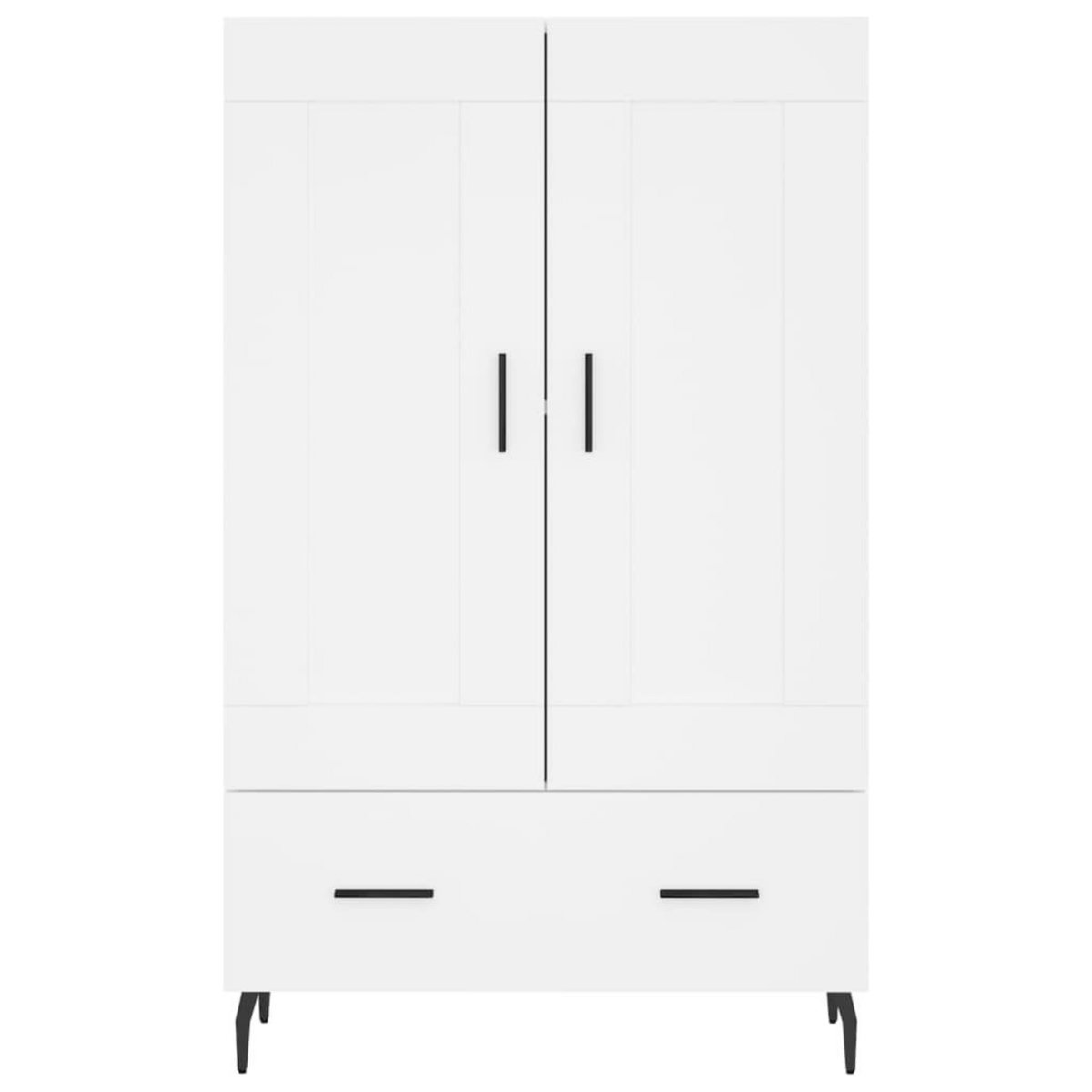 VIDAXL Buffet haut blanc 69,5x31x115 cm bois d'ingenierie