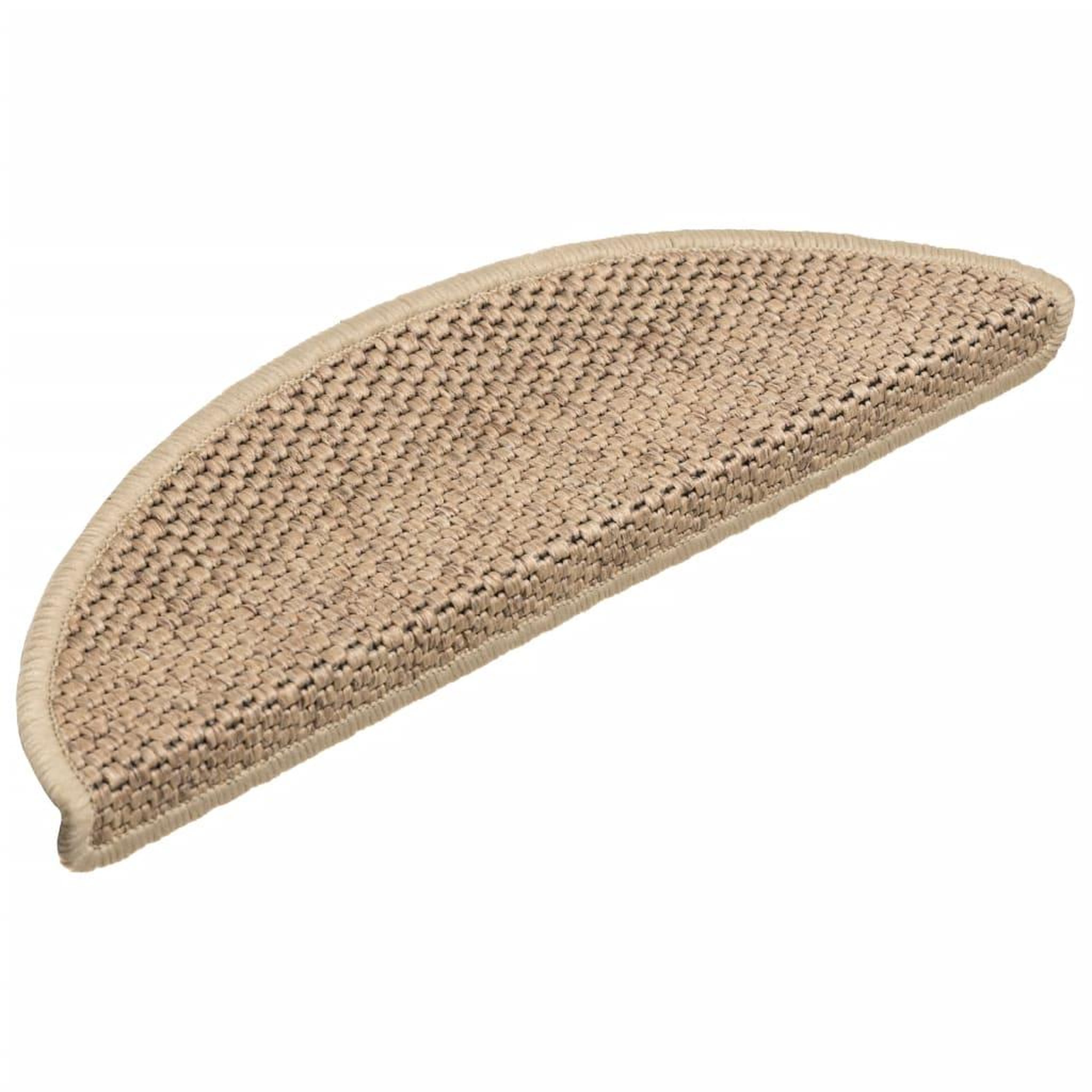 Voir la diapositive 3 : VIDAXL Tapis d'escalier autocollants 15 pcs 56x17x3 cm Sable