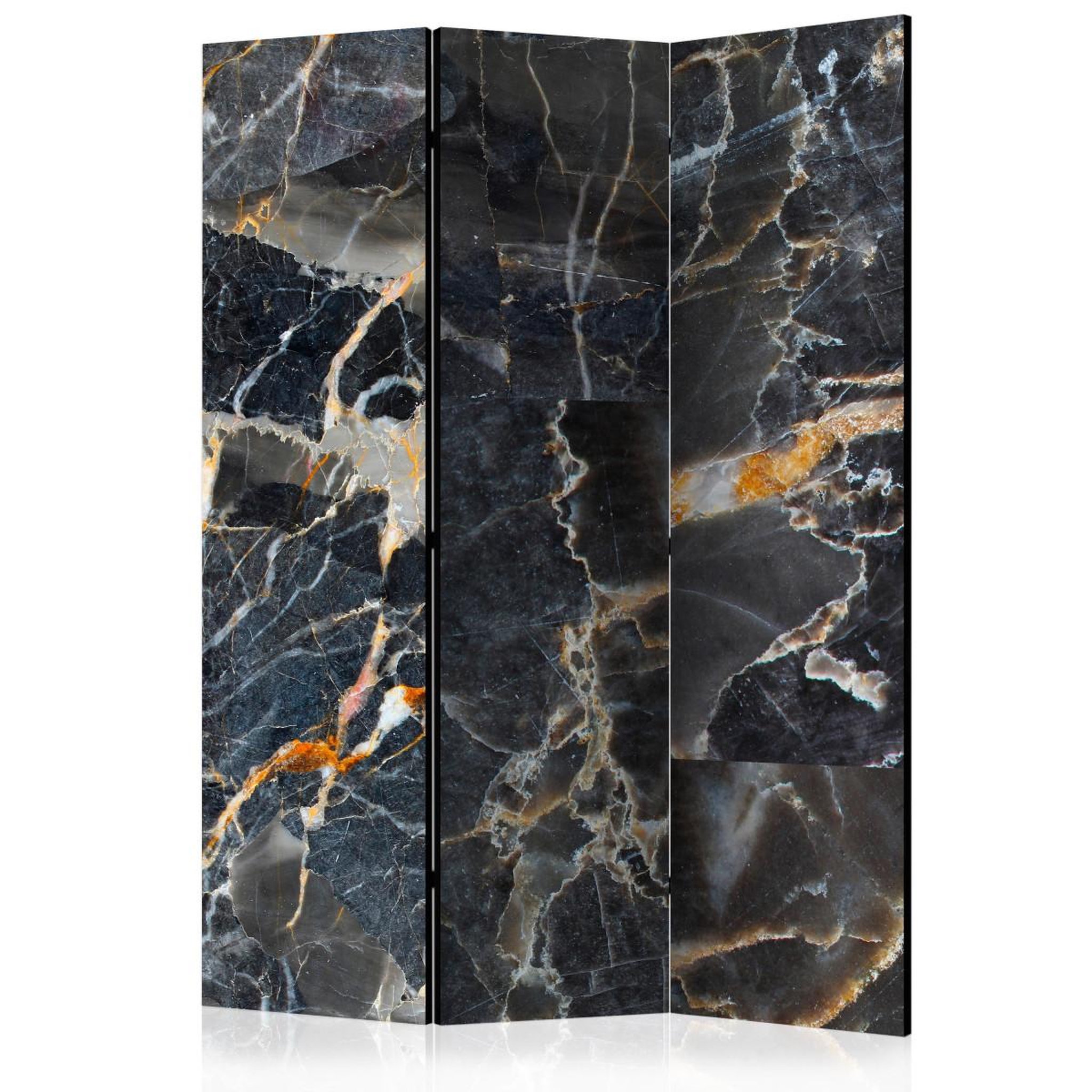 Paris Prix Paravent 3 volets  black marble  135x172cm
