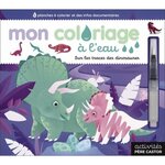MON COLORIAGE A L'EAU - SUR LES TRACES DES DINOSAURES. AVEC 1 PINCEAU A EAU, Lili la Baleine