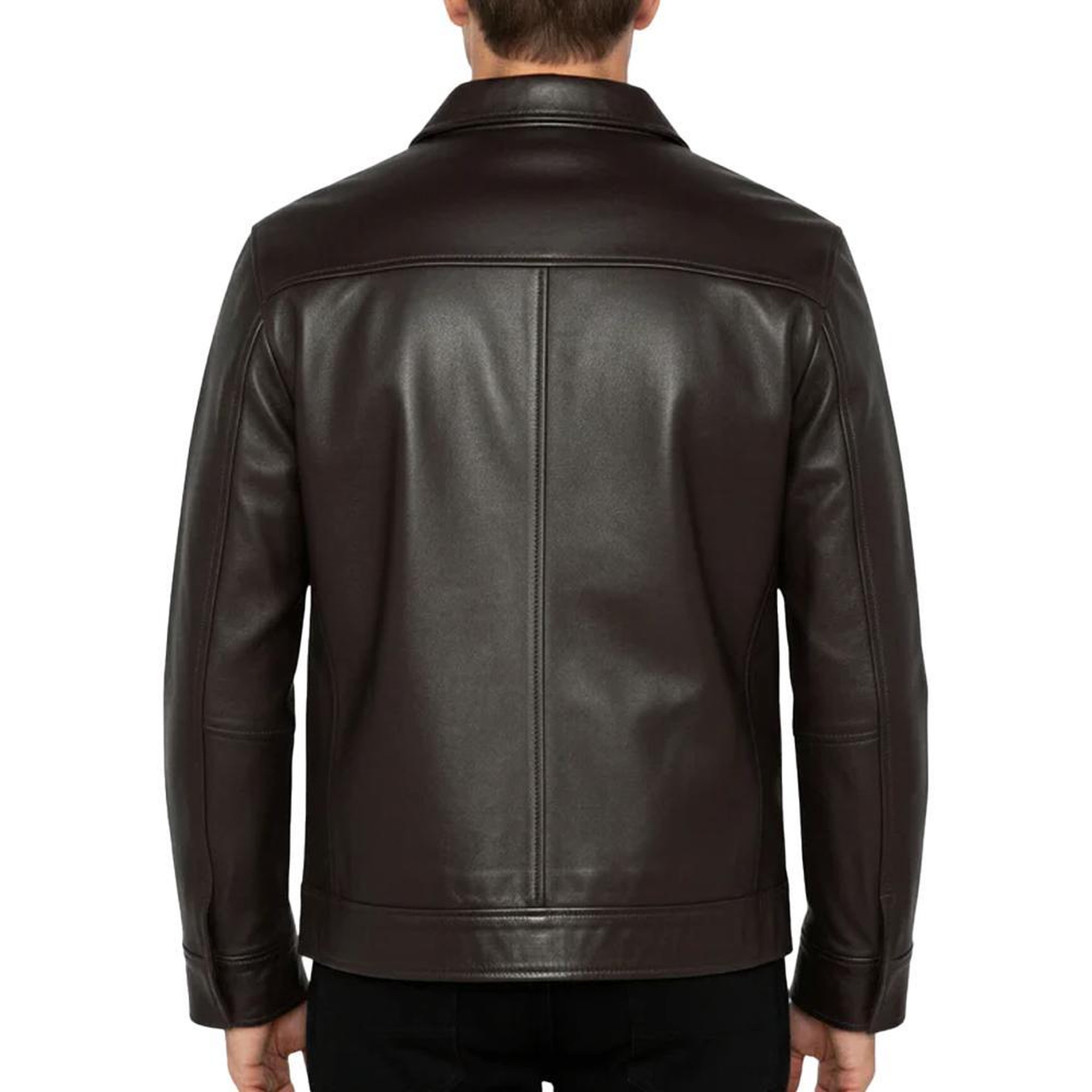 Voir la diapositive 5 : Schott Blouson marron homme schott lcadambro
