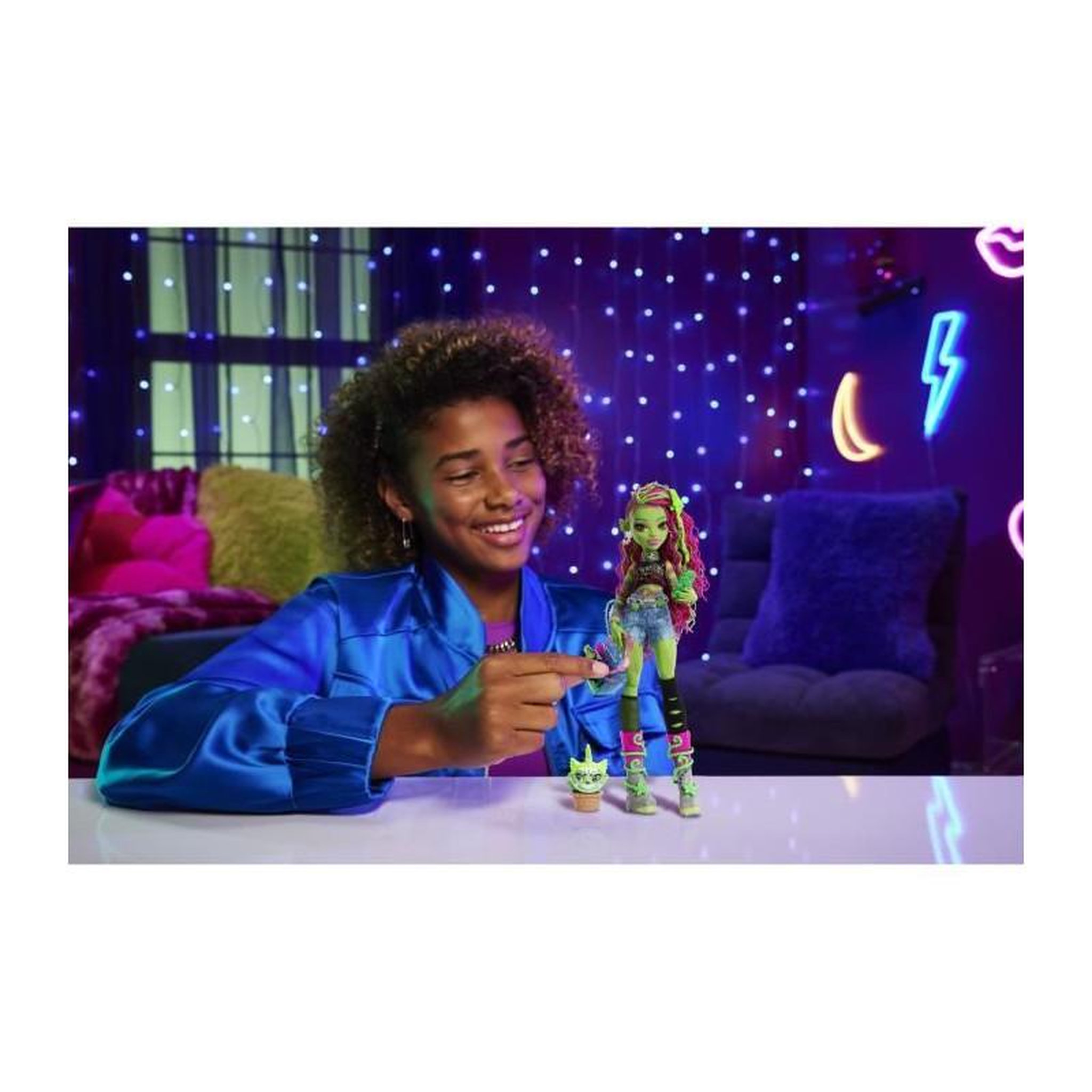 Voir la diapositive 6 : MATTEL Poupée Monster High Mattel Venus McFlytrap verte tendre