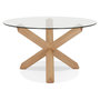 Voir la diapositive 2 : Paris Prix Table de Repas Design  Nobao  130cm Naturel