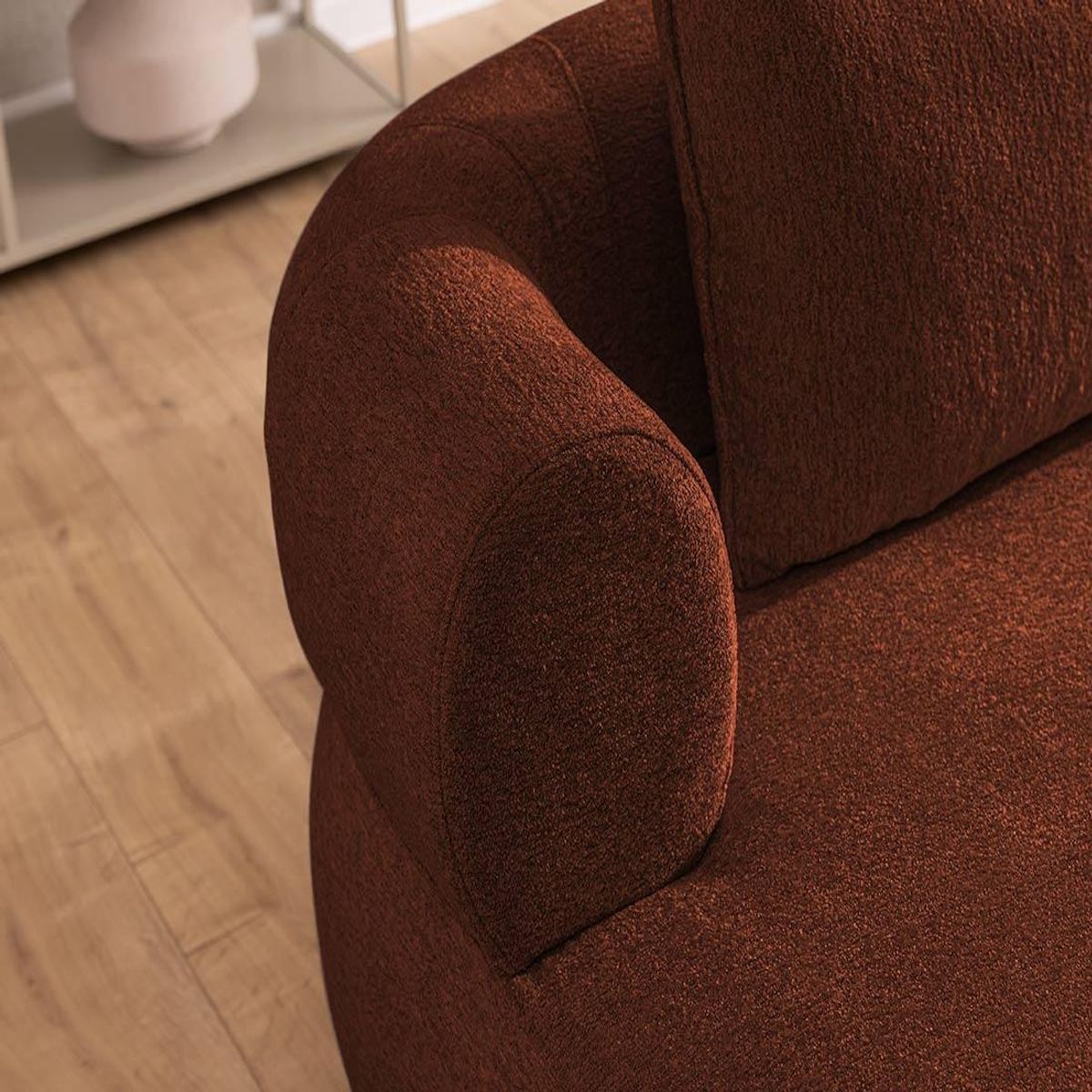 LISA DESIGN Angela - canapé d'angle gauche 4 places en velours texturé