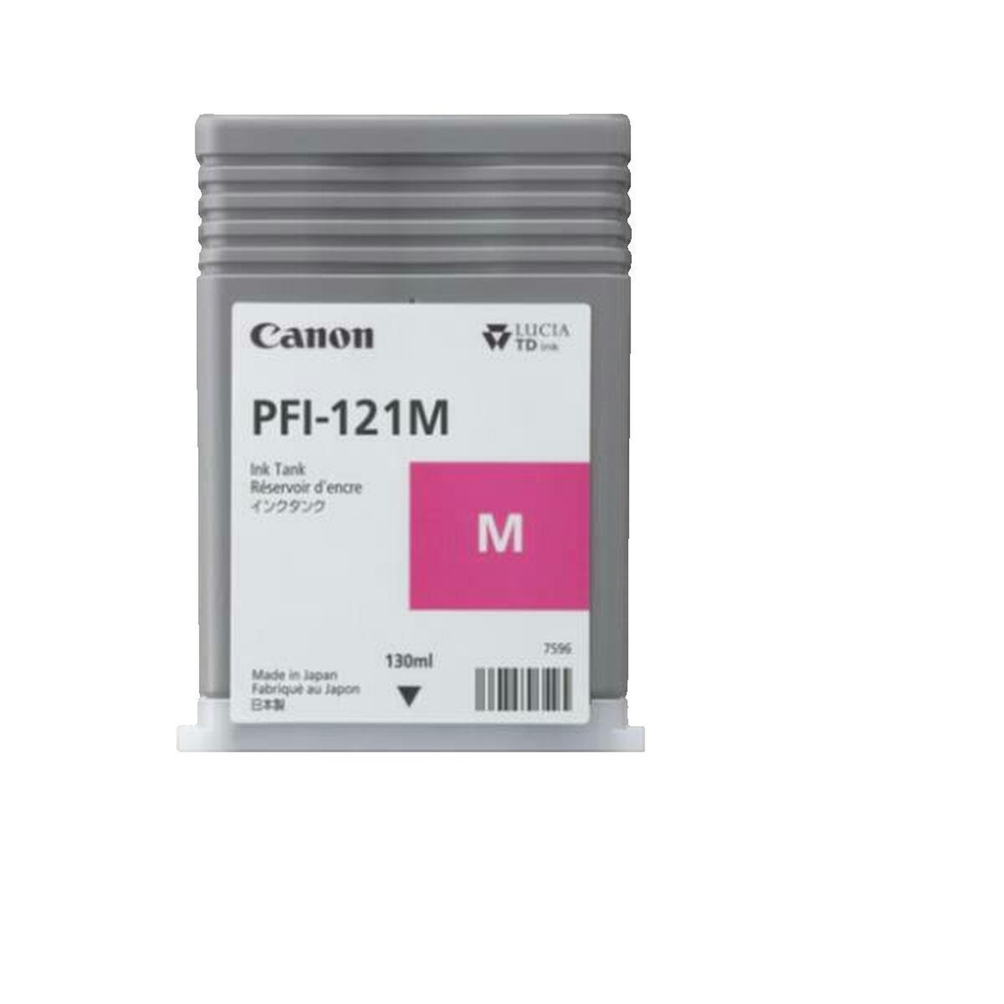 Voir la diapositive 2 : Canon Cartouche d'encre Canon PFI-121M magenta