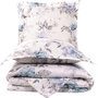 Voir la diapositive 1 : Home collection Parure Housse de couette 3 pcs 240x220 cm 100% satin de coton 82 fils imprimé. Laterna