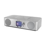 IBIZA SOUND Système audio Aster Soundmaster ICD2060SI Argent avec radio DAB+ et Bluetooth