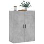 Voir la diapositive 4 : VIDAXL Armoire murale gris béton 69,5x34x90 cm