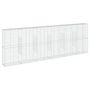 Voir la diapositive 2 : VIDAXL Panier gabion avec couvercle 600x50x200 cm fer galvanise