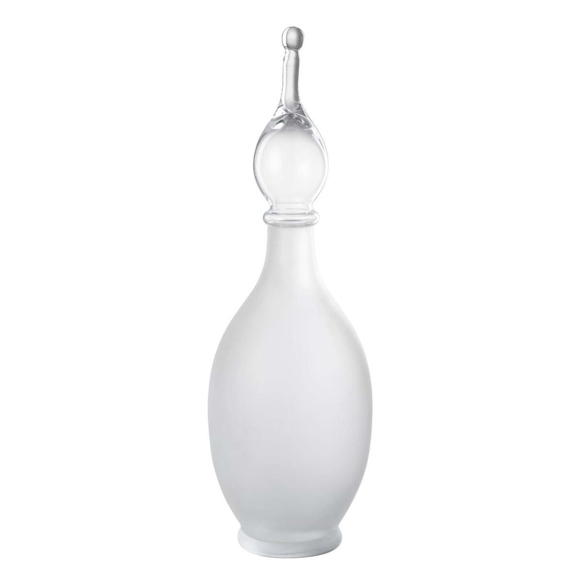 J-LINE Vase bouchon fiole en verre  jo  53cm transparent