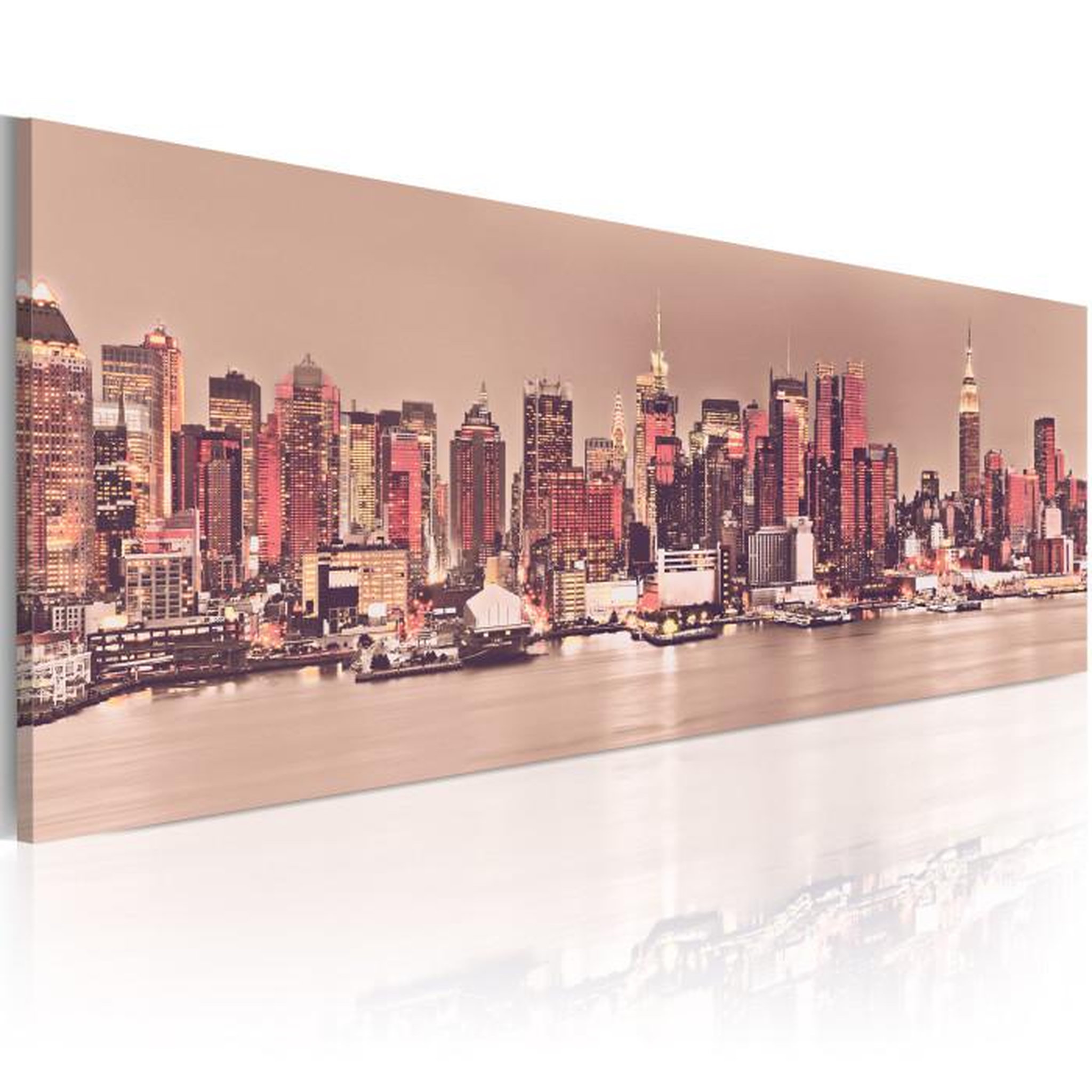 Paris Prix Tableau Imprimé  New York City of Light. Coloris disponibles : Multicolore
