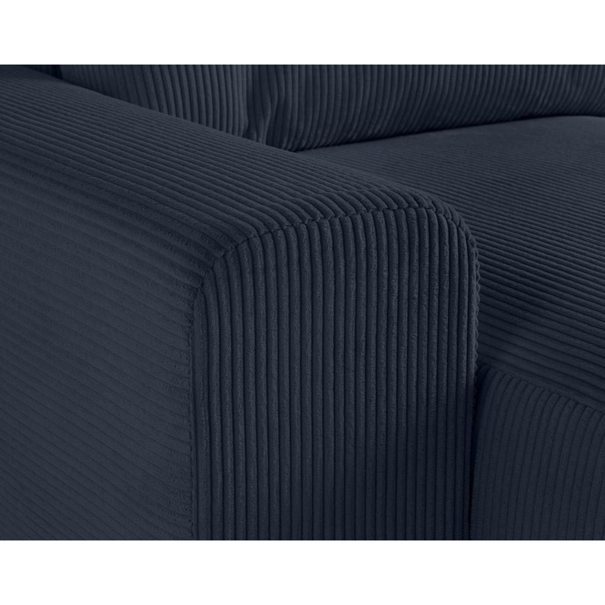 LISA DESIGN Garance - module d'assise méridienne gauche - en velours côtelé