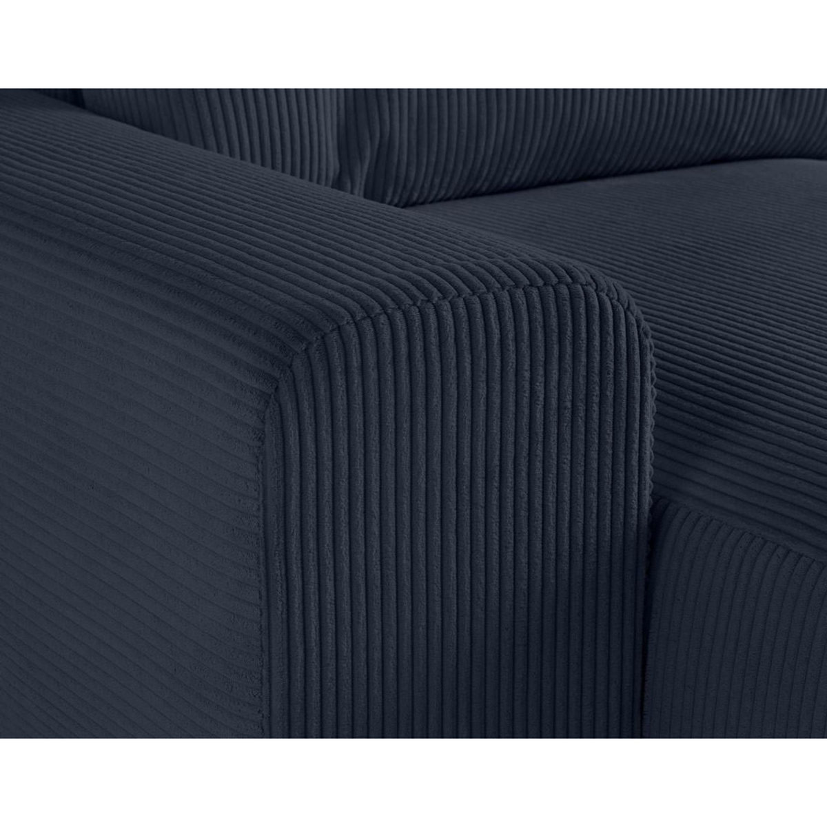 LISA DESIGN Garance - module d'assise méridienne gauche - en velours côtelé