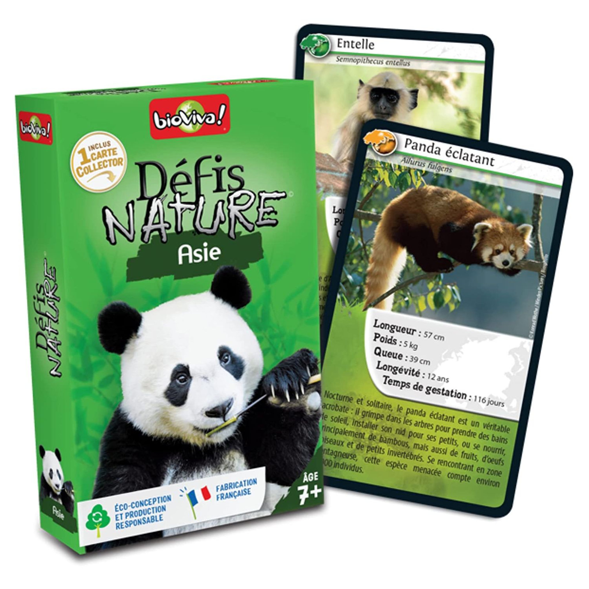 Voir la diapositive 2 : BIOVIVA Défis Nature Asie 36 cartes collector