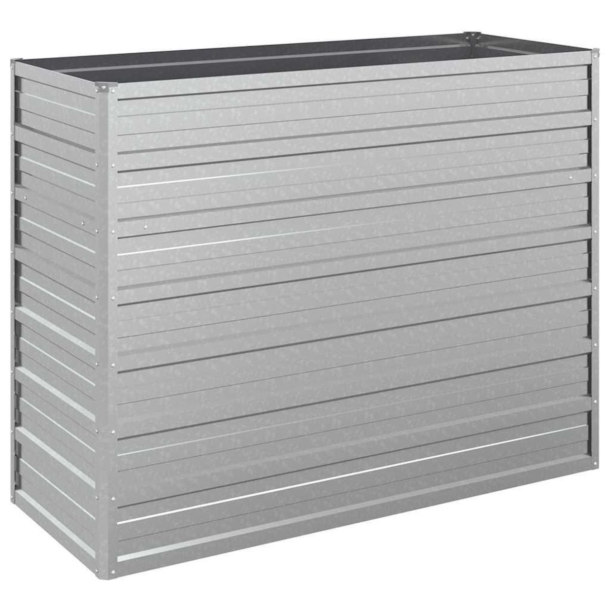 VIDAXL Lit sureleve de jardin 100x40x77 cm Acier galvanise Argente