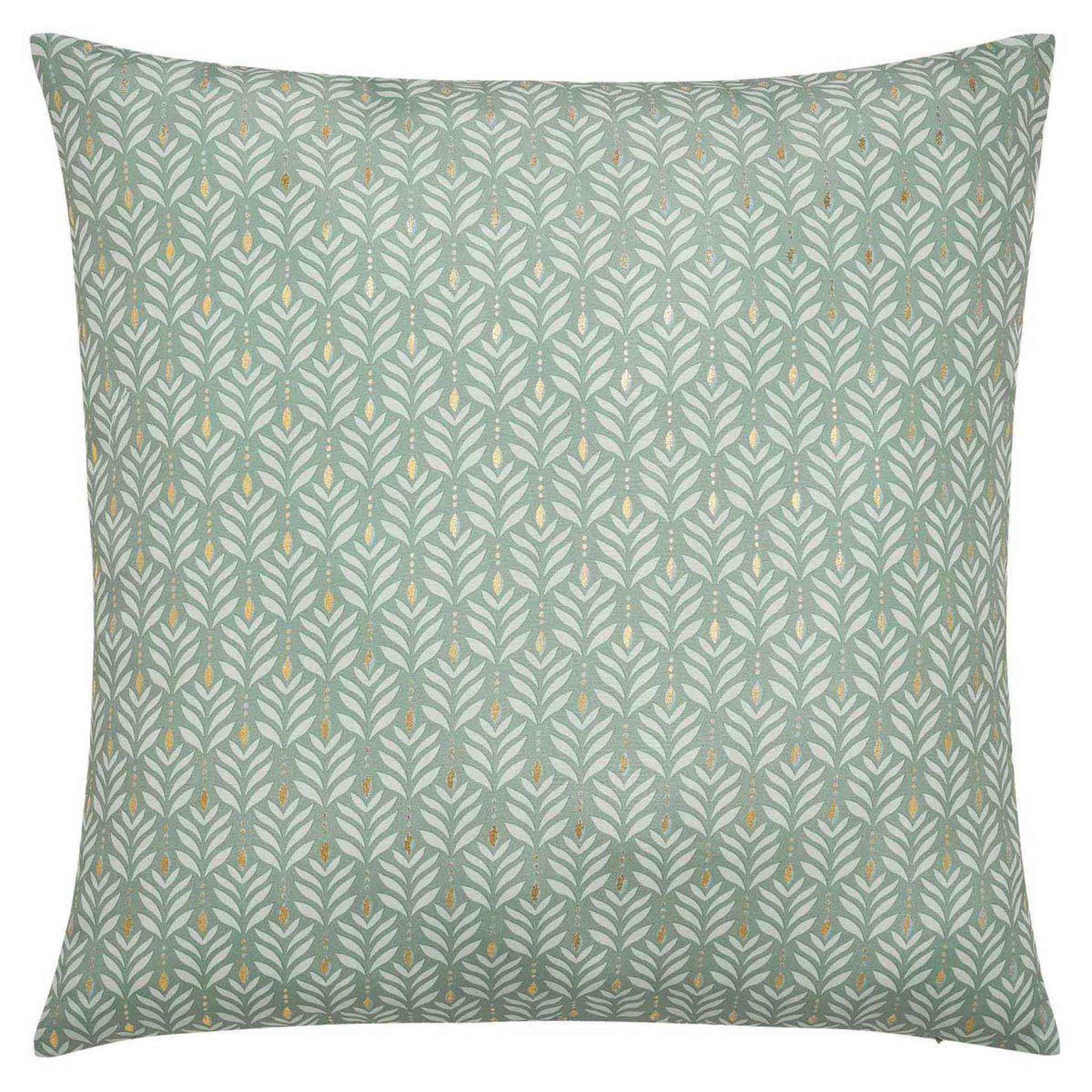 Douceur d'Intérieur Coussin déco imprimé  piana  60x60cm sauge