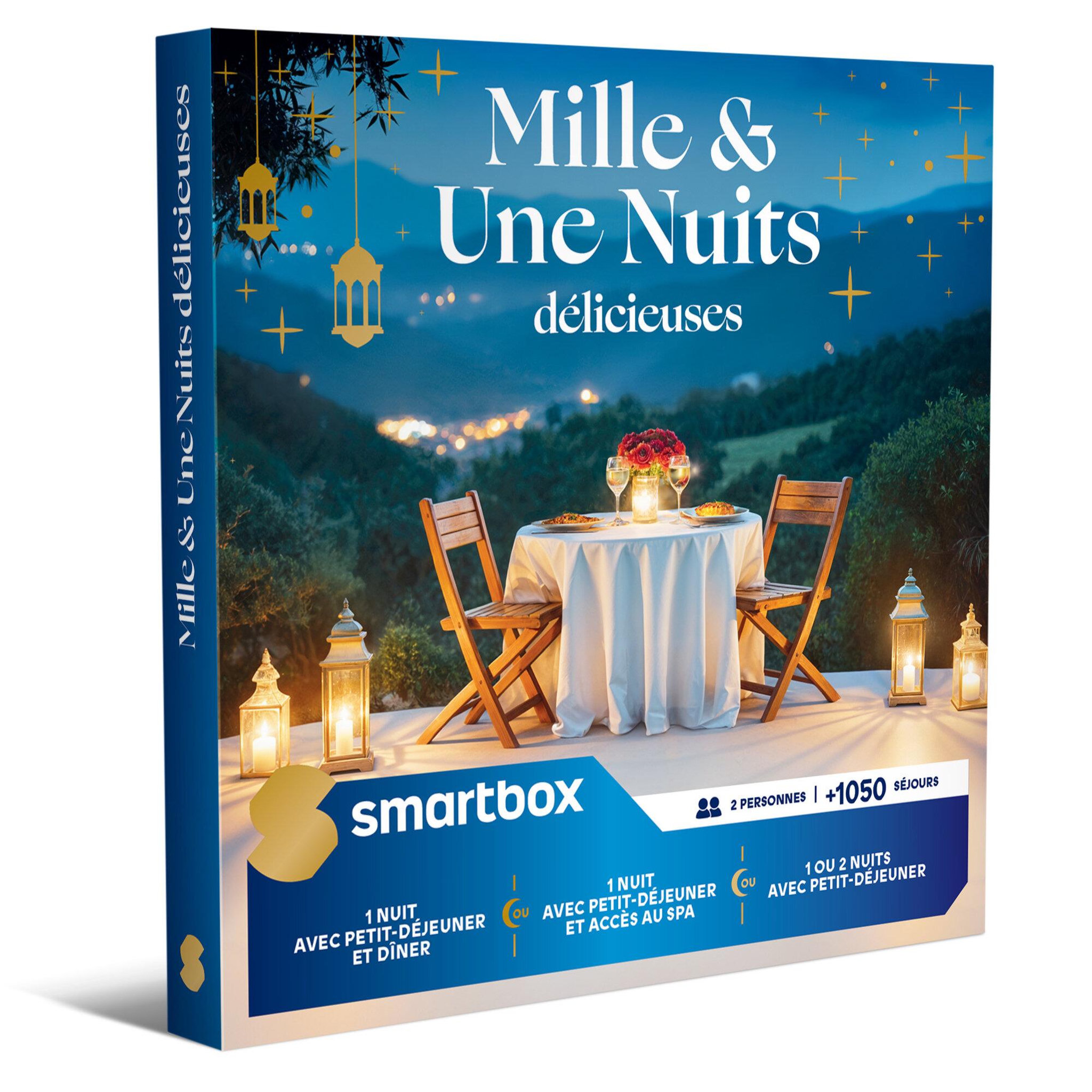 Voir la diapositive 1 : Smartbox Mille et une nuits délicieuses - Coffret Cadeau Séjour