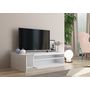 Voir la diapositive 4 : Meuble TV 150cm 2 portes 1 niche TECHNO