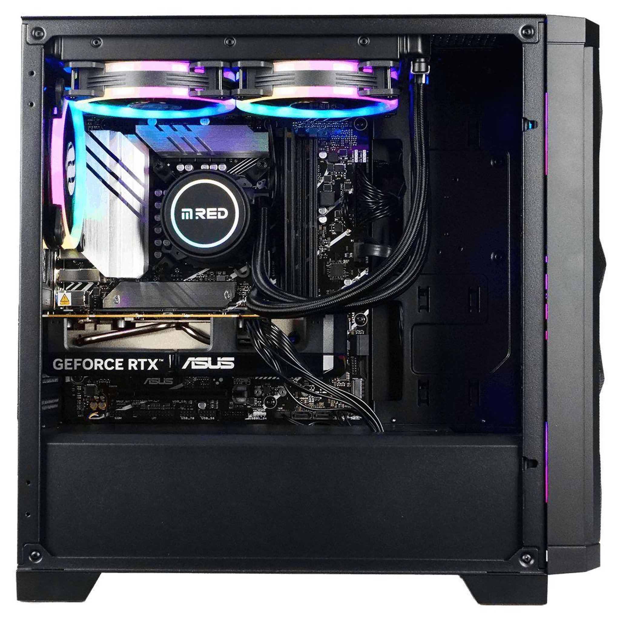 Voir la diapositive 3 : MRED Pc gamer cbt101-01 - intel core i5-14400f - nvidia geforce rtx 5060 - 16 go ram ddr4 - ssd 1 to