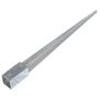 Voir la diapositive 4 : VIDAXL Piquets au sol 6 pcs Argente 7x7x90 cm Acier galvanise