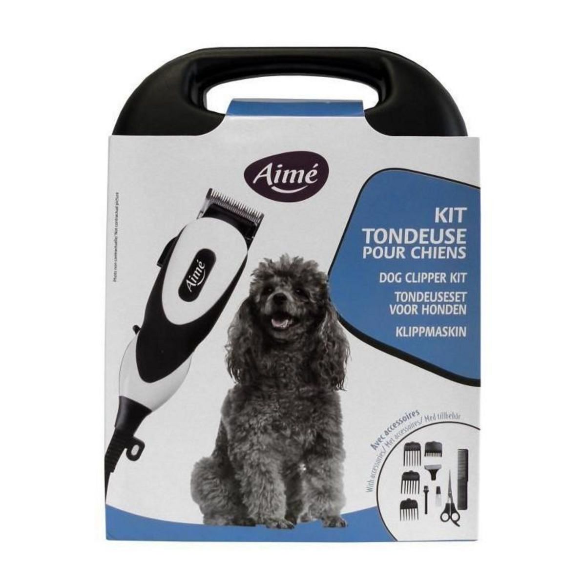 AIME AIME Coffret Tondeuse electrique - 12 W - Pour chien