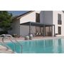 Voir la diapositive 5 : Pergola Bioclimatique adossée 3x6 m- Aluminium - Anthracite - VS OmBREA®