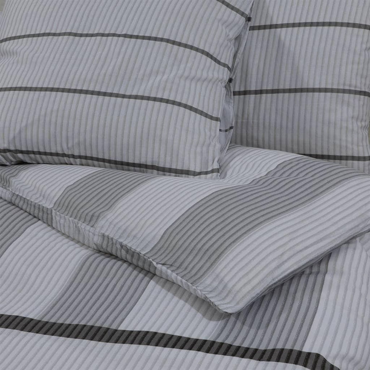 VIDAXL Ensemble de housse de couette Gris 225x220 cm Coton