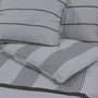 Voir la diapositive 5 : VIDAXL Ensemble de housse de couette Gris 225x220 cm Coton