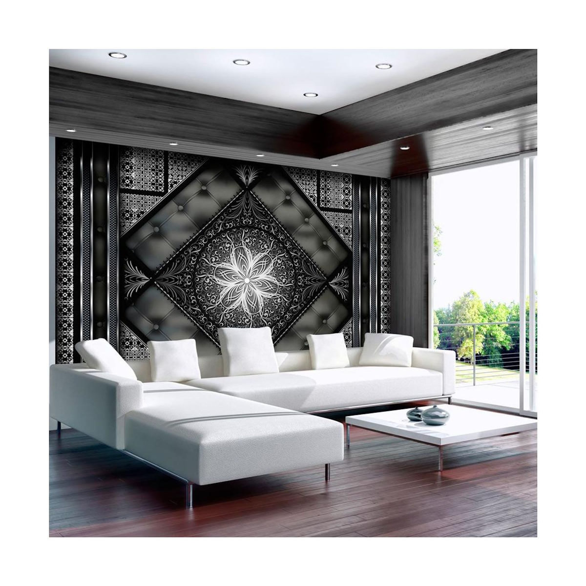 Paris Prix Papier Peint  Black Mosaic