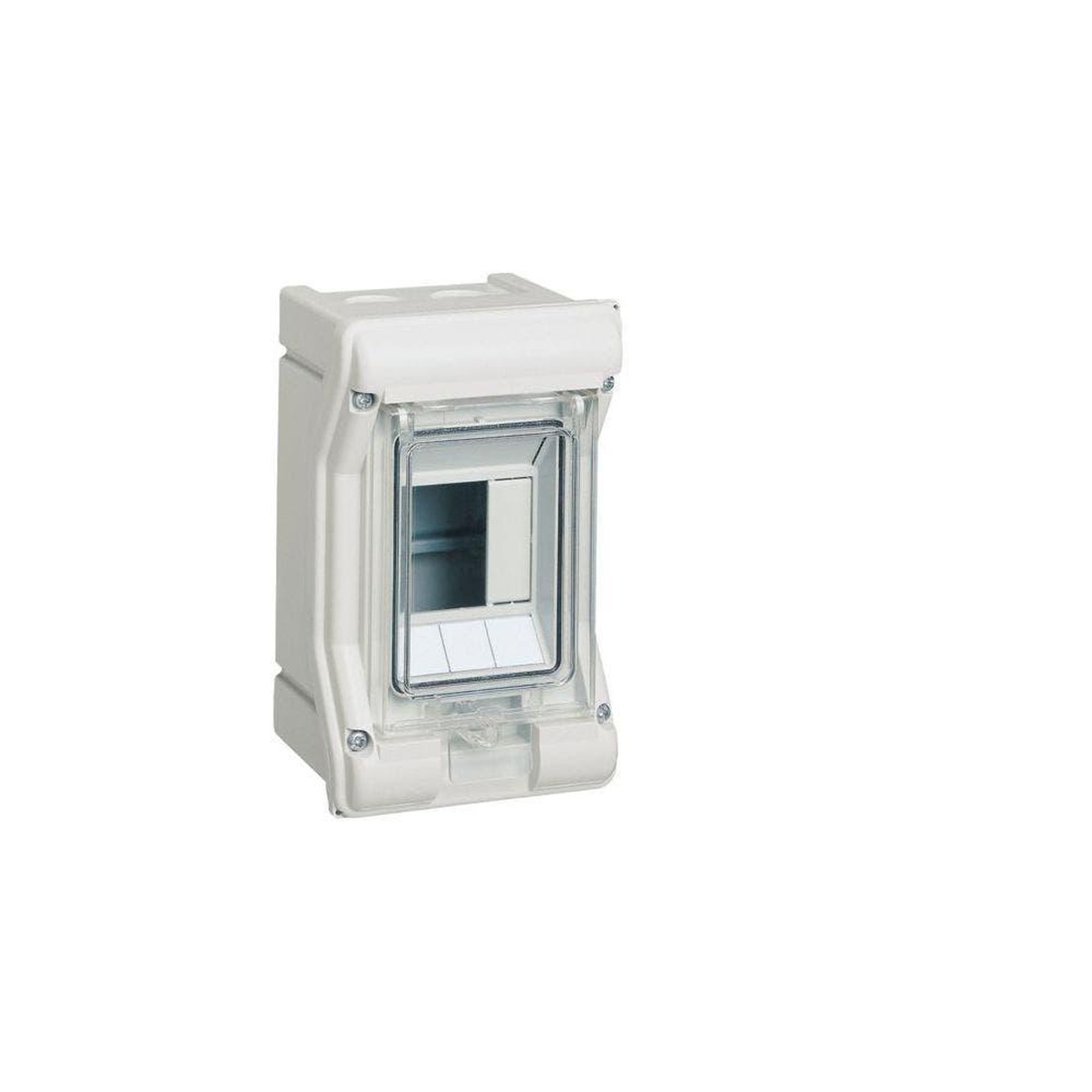 HAGER Coffret sécurité vector ip55 ik07 cl.ii à 1 rangée 3 modules