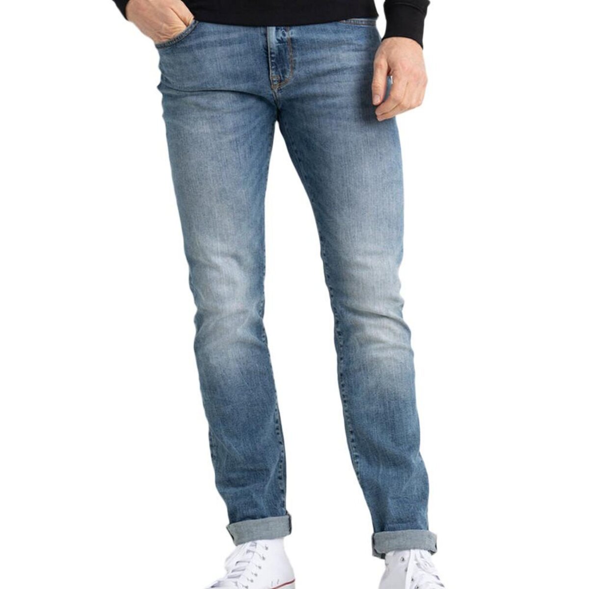 Jean Bleu Homme Petrol Industries Supreme Stretch pas cher Auchan.fr