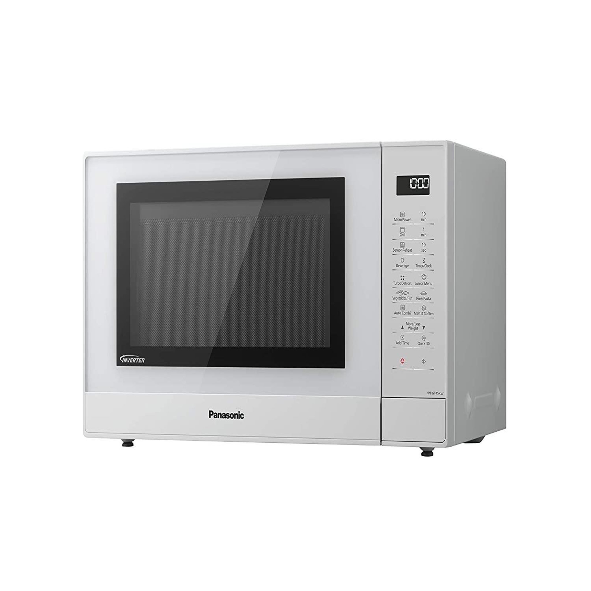 Voir la diapositive 2 : PANASONIC Micro-ondes gril 31l 1000w blanc - NN-GT45KWSUG