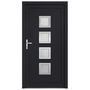 Voir la diapositive 3 : VIDAXL Porte d'entree anthracite 98x208 cm PVC