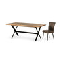 Voir la diapositive 2 : LISA DESIGN Giocoso - table à manger extensible - effet bois et métal - 4 à 10 personnes
