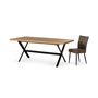 Voir la diapositive 2 : LISA DESIGN Giocoso - table à manger extensible - effet bois et métal - 4 à 10 personnes