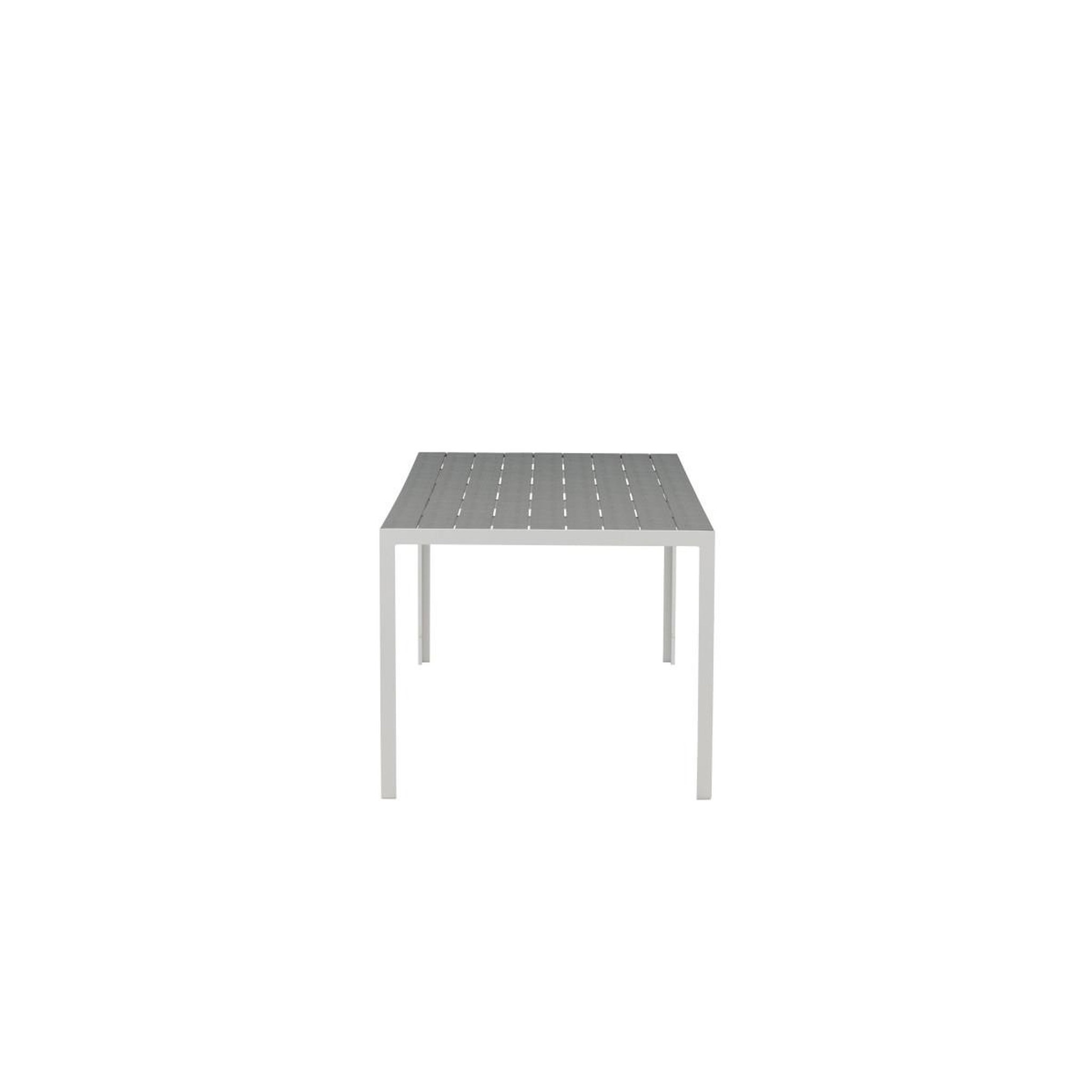 Voir la diapositive 2 : Paris Prix Table de jardin  break  205cm gris