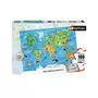 Nathan Puzzle 100 pièces : Carte du monde des monuments
