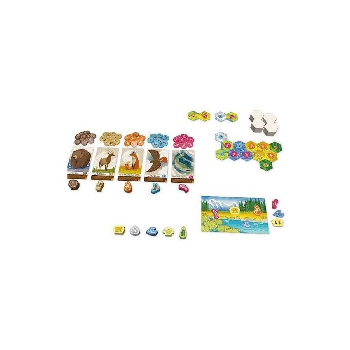 GOLIATH Cascadia Junior - Jeu de stratégie - LUCKY DUCK GAMES - Des 6 ans