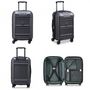Voir la diapositive 3 : Delsey Valise cabine rigide Rempart TSA polycarbonate 55cm