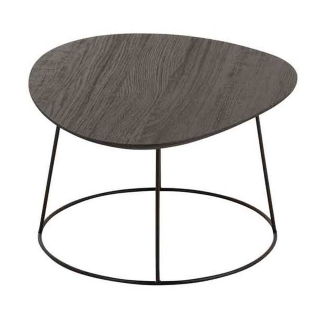 Paris Prix Table Basse Design  Mesla  121cm Marron Foncé