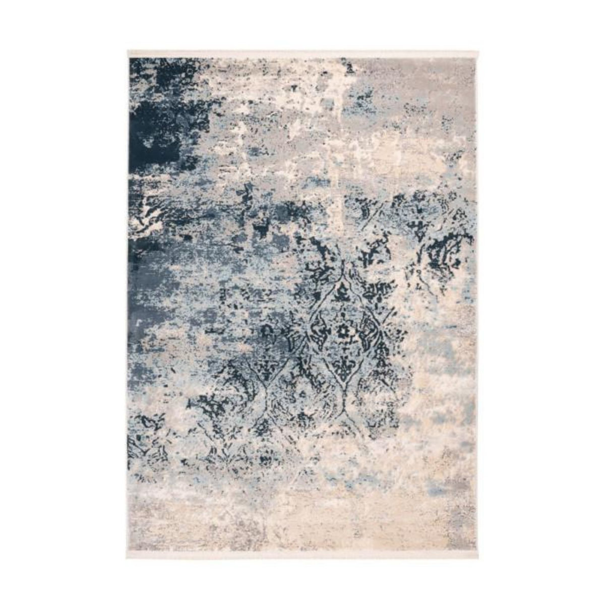 Paris Prix Tapis Imprimé Rétro  Palace  Bleu