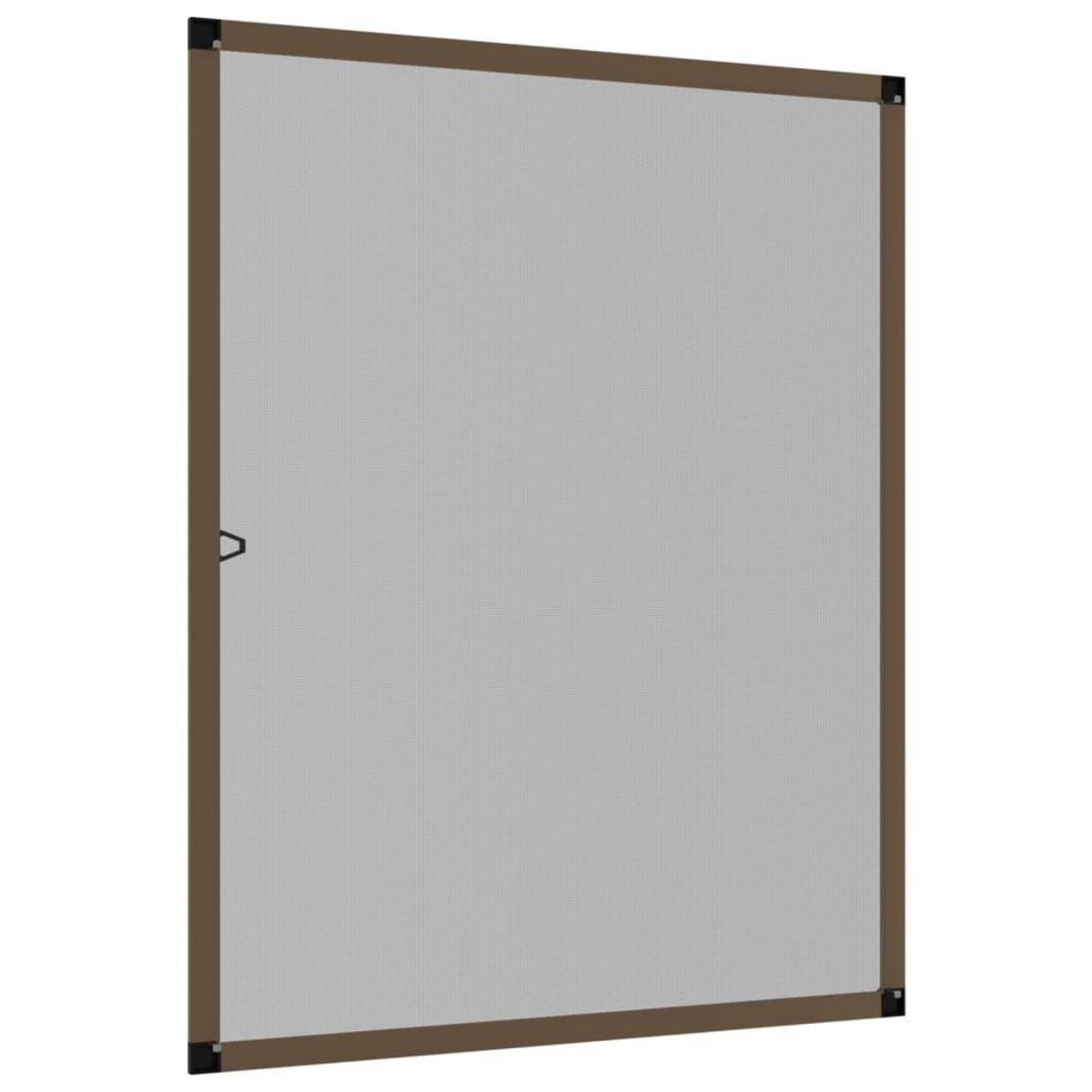 VIDAXL Moustiquaire pour fenetres Marron 80x100 cm