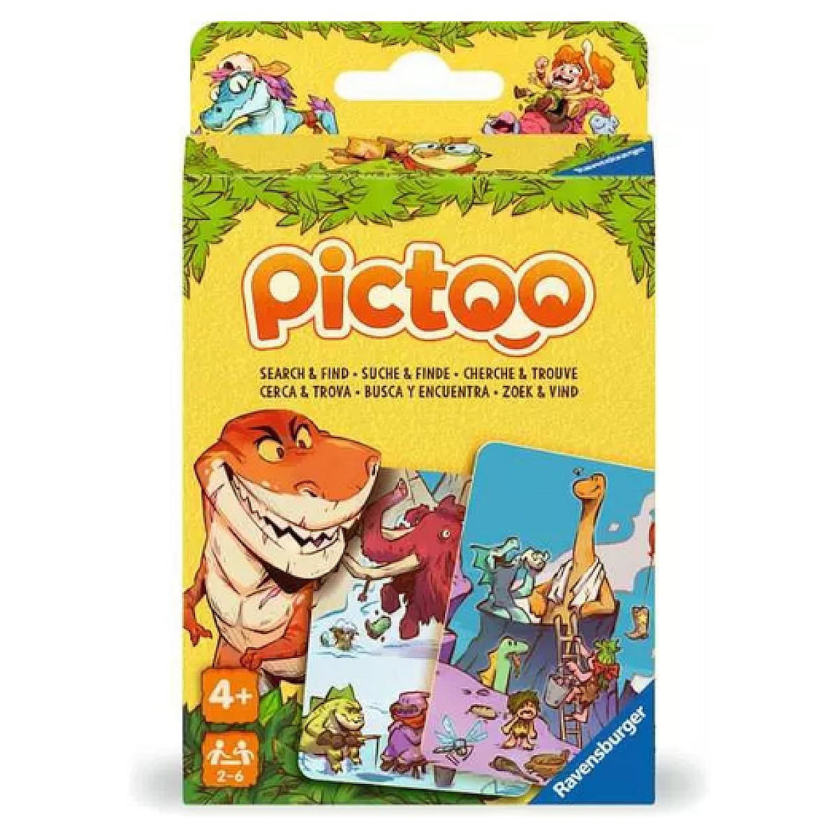 RAVENSBURGER Pictoo Dinosaures jeu de société Dépouillement